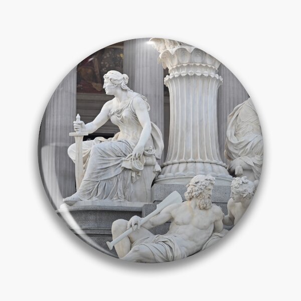 Item preview, statues in front of the Austrian parliament in Vienna Austria designed and sold by goceris.