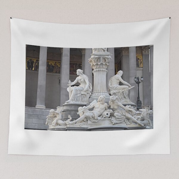 Item preview, statues in front of the Austrian parliament in Vienna Austria designed and sold by goceris.