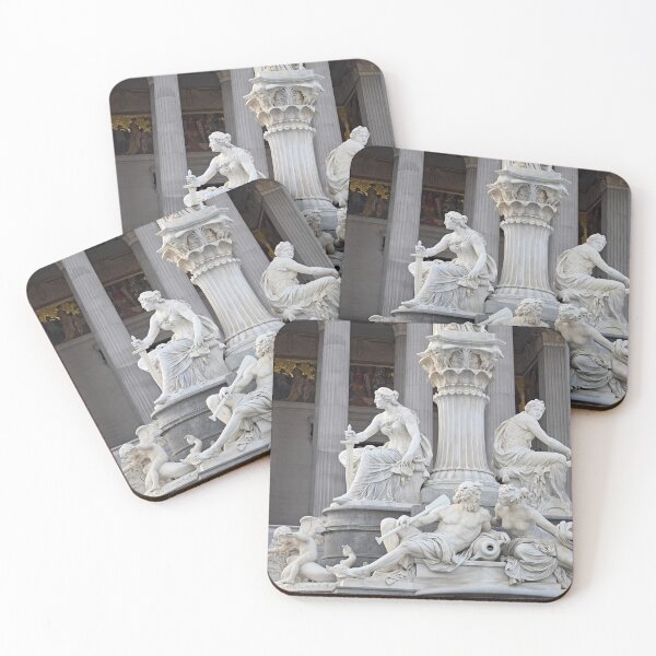 Item preview, statues in front of the Austrian parliament in Vienna Austria designed and sold by goceris.