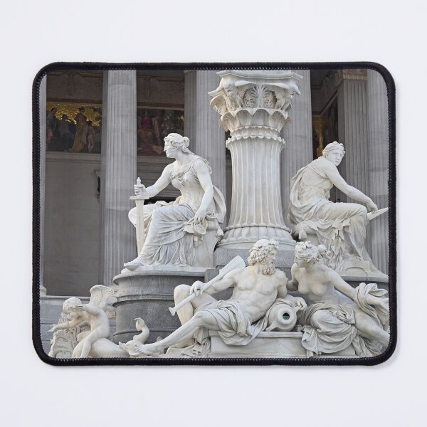 Item preview, statues in front of the Austrian parliament in Vienna Austria designed and sold by goceris.
