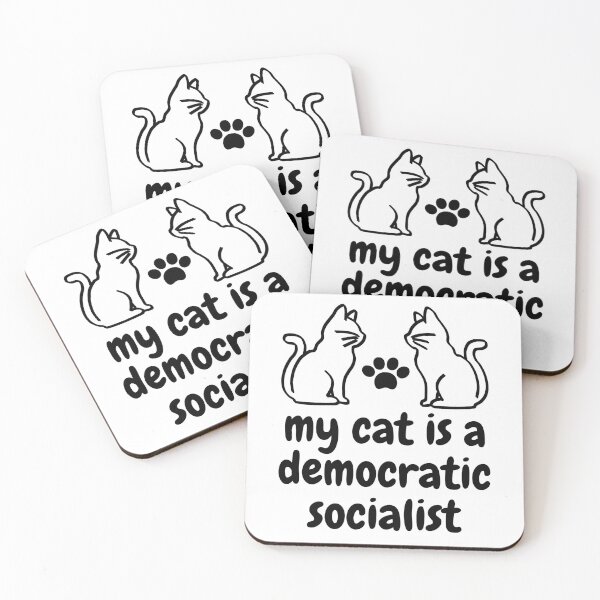 Item preview, my cat is a democratic socialist : meme cat designed and sold by MokonoKokoro.