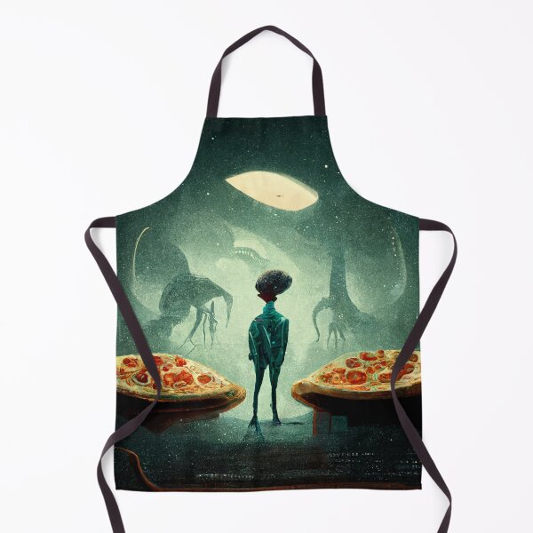 Item preview, Alien and pizzas designed and sold by chatzous.
