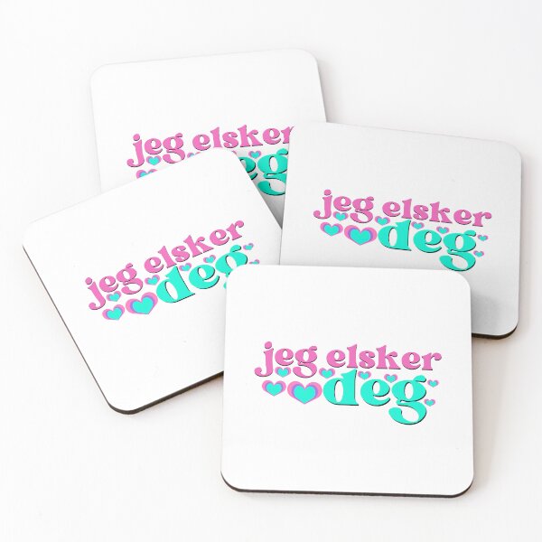 Item preview, I love you in Norwegian saying designed and sold by Emotionville.