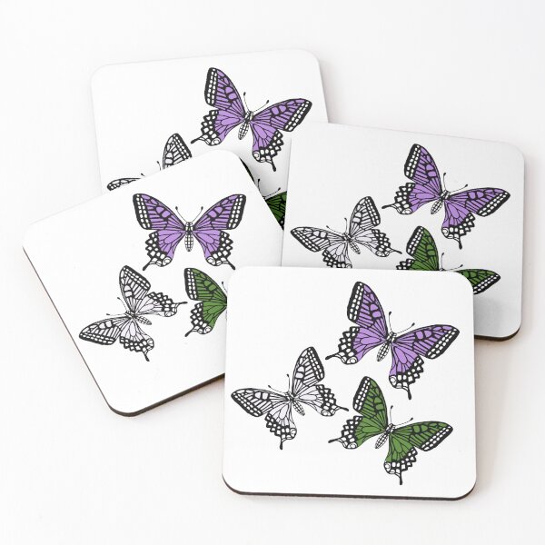 Item preview, Genderqueer Butterflies designed and sold by Isabel-Jane.