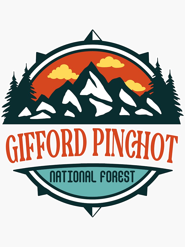 "Gifford Pinchot National Forest" Sticker for Sale by Roadtees Redbubble