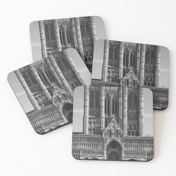 Item preview, Lincoln Cathedral in black and white designed and sold by cdkphotos.