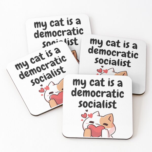 Item preview, my cat is a democratic socialist : meme cat designed and sold by MokonoKokoro.