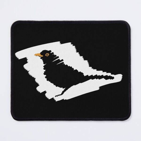 Item preview, Eurasian Blackbird in brushstroke designed and sold by AndrasVasasArt.