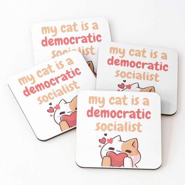 Item preview, my cat is a democratic socialist : meme cat designed and sold by MokonoKokoro.