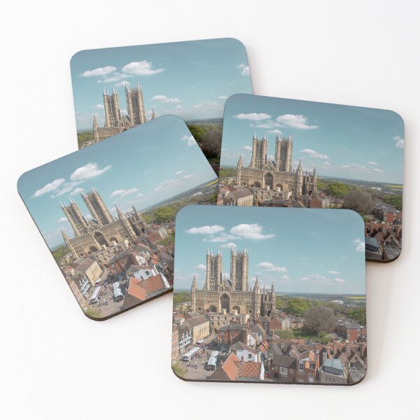 Item preview, Blue, cloudy skies over Lincoln Cathedral designed and sold by cdkphotos.