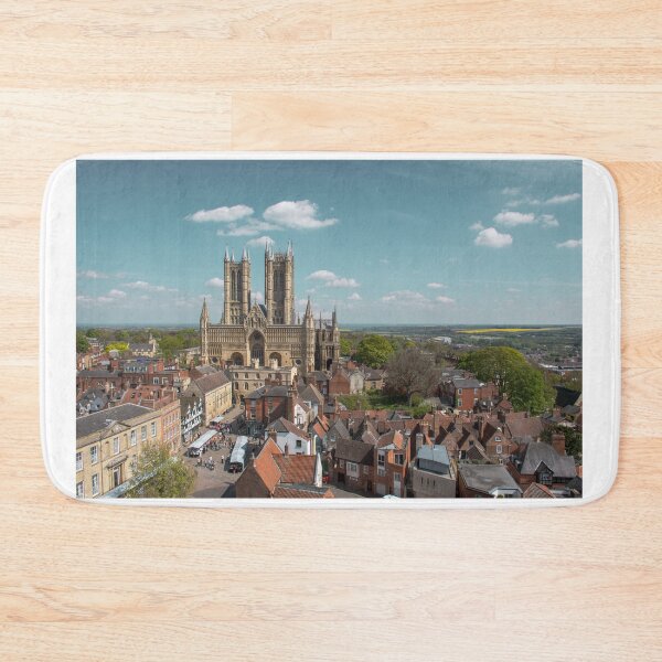 Item preview, Blue, cloudy skies over Lincoln Cathedral designed and sold by cdkphotos.