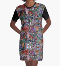 POP CULTURE - DECOPOLLAGE 1 Graphic T-Shirt Dress
