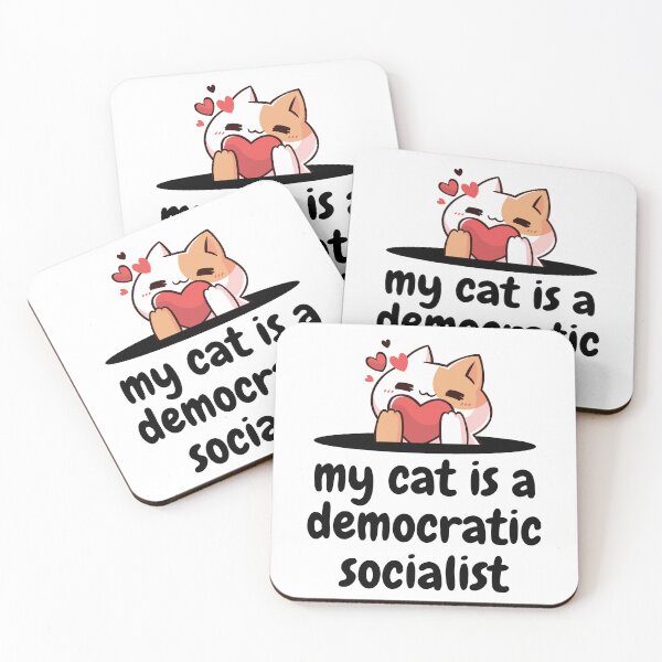 Item preview, my cat is a democratic socialist : meme cat designed and sold by MokonoKokoro.