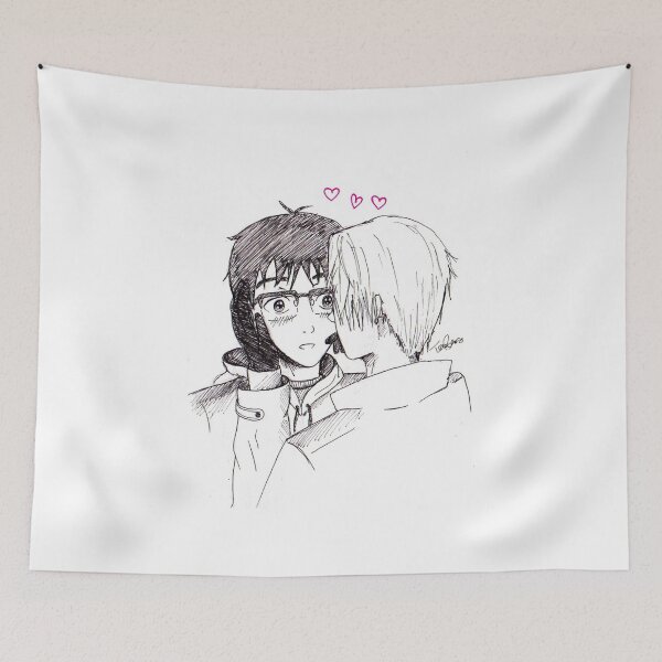 Item preview, Victor and Yuri - Yuri in Ice designed and sold by teresartwork.
