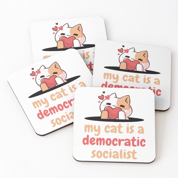 Item preview, my cat is a democratic socialist : meme cat designed and sold by MokonoKokoro.