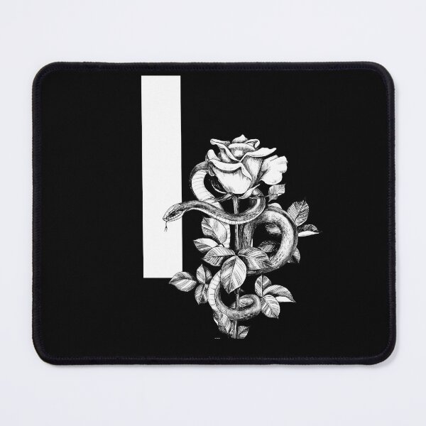Item preview, I Botanical Monogram. Peony snake floral letter designed and sold by Emotionsy.