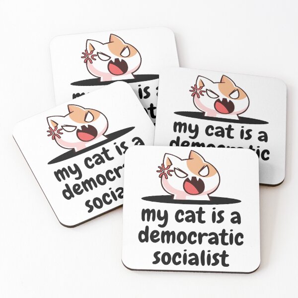Item preview, my cat is a democratic socialist : meme cat designed and sold by MokonoKokoro.
