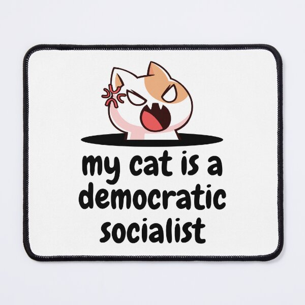 Item preview, my cat is a democratic socialist : meme cat designed and sold by MokonoKokoro.