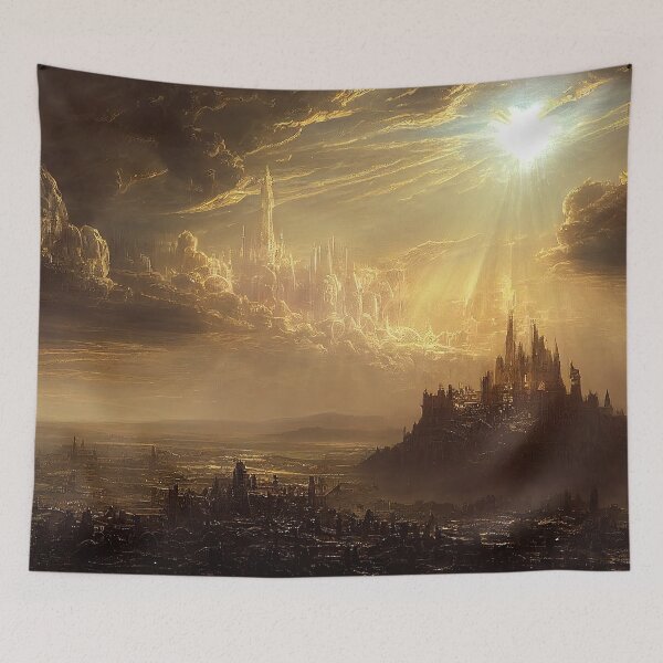 Item preview, Lyran City in the Sky designed and sold by OccultDreams.