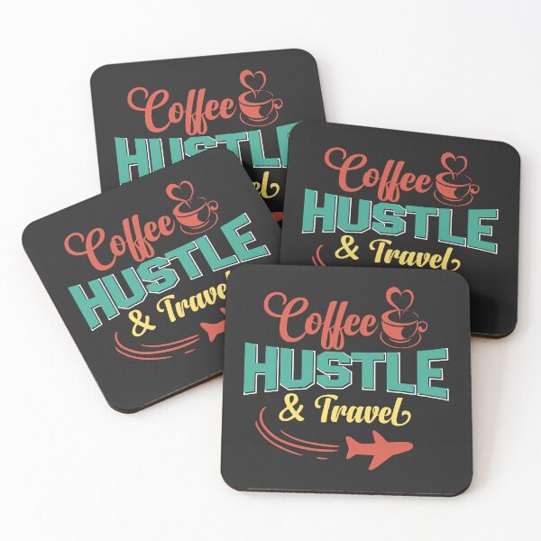 Item preview, Coffee hustle and travel  designed and sold by Emotionville.