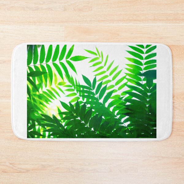 Item preview, Green leaves on white background designed and sold by olena2552.