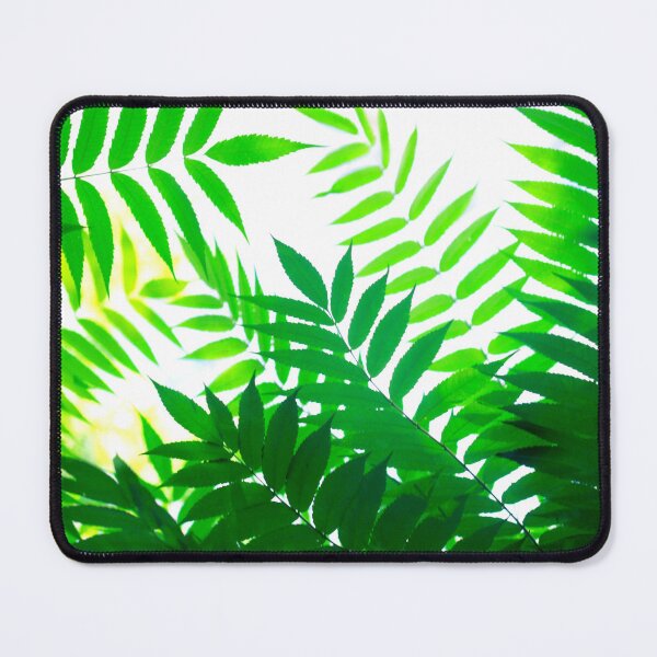 Item preview, Green leaves on white background designed and sold by olena2552.