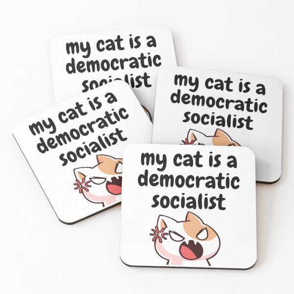 Item preview, my cat is a democratic socialist : meme cat designed and sold by MokonoKokoro.