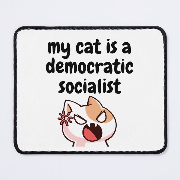 Item preview, my cat is a democratic socialist : meme cat designed and sold by MokonoKokoro.