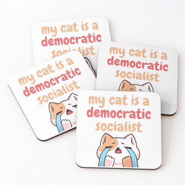 Item preview, my cat is a democratic socialist : meme cat designed and sold by MokonoKokoro.