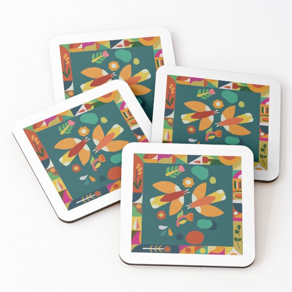 Item preview, bird colorfull painting designed and sold by Line Soul Studio.
