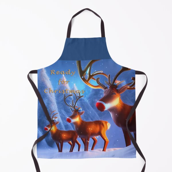 Item preview, Reindeers Ready for xmas | Christmas landscape designed and sold by LenaKiagia.