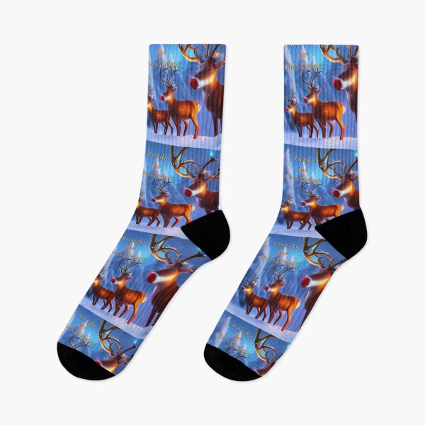 Item preview, Reindeers Ready for xmas | Christmas landscape designed and sold by LenaKiagia.