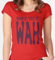 Wario Voice Shirt Women's Fitted Scoop T-Shirt