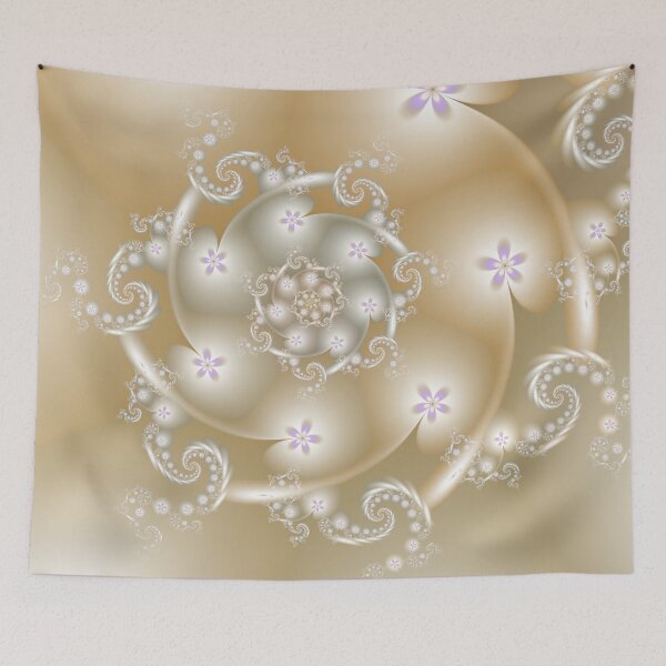 Item preview, Apricot Rose Spiral designed and sold by pinkal.