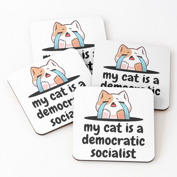 Item preview, my cat is a democratic socialist : meme cat designed and sold by MokonoKokoro.