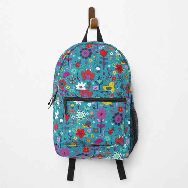 Item preview, Ducks and Frogs in the Garden - cute floral pattern by Cecca Designs designed and sold by Cecca-Designs.