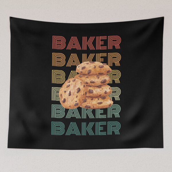 Item preview, Baker Cookies Retro Design designed and sold by RockBeeDesigns.