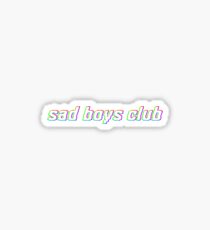 sad boys club Sticker