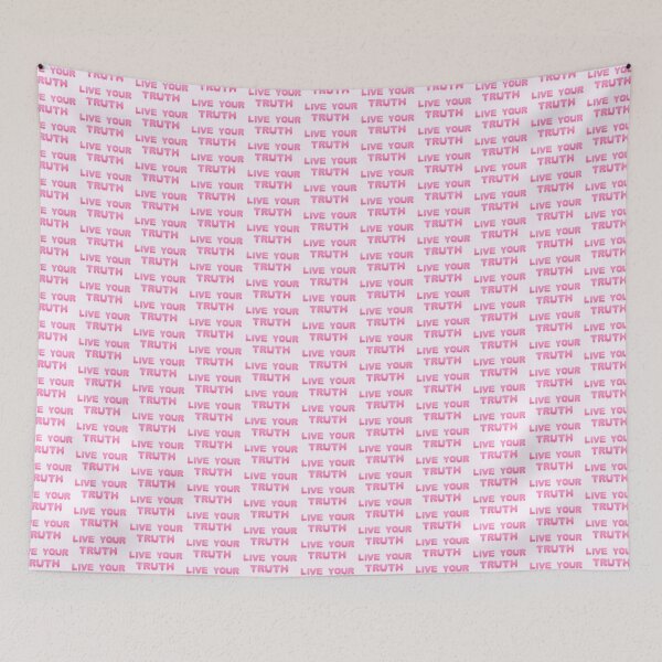 Item preview, Live Your Truth (Pink) designed and sold by CandyCustard.