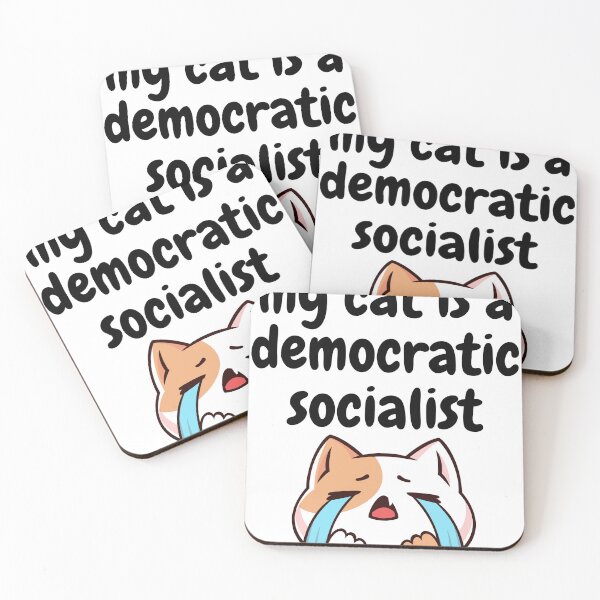 Item preview, my cat is a democratic socialist : meme cat designed and sold by MokonoKokoro.