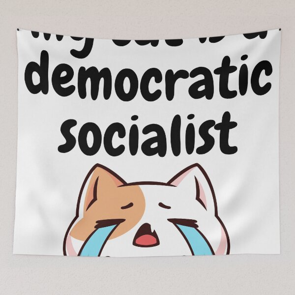 Item preview, my cat is a democratic socialist : meme cat designed and sold by MokonoKokoro.