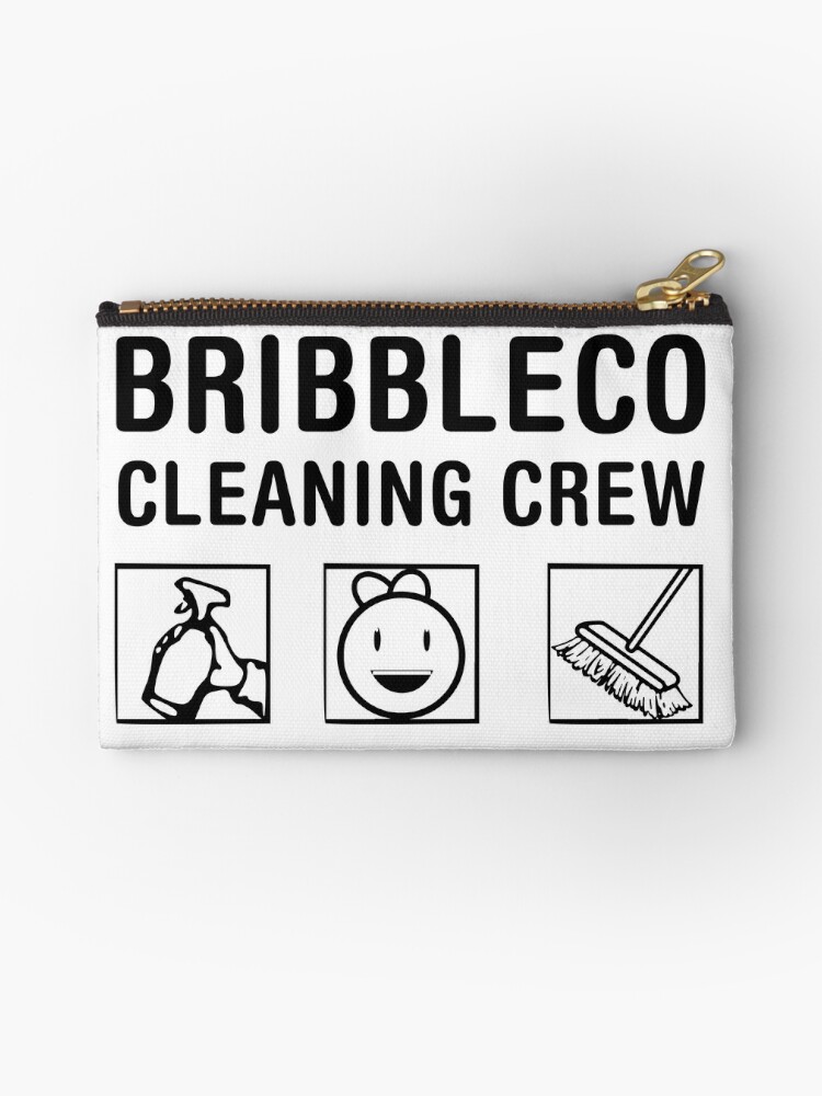 Roblox Cleaning Simulator Cleaning Crew Zipper Pouch By Jenr8d - roblox cleaning simulator cleaning crew sticker