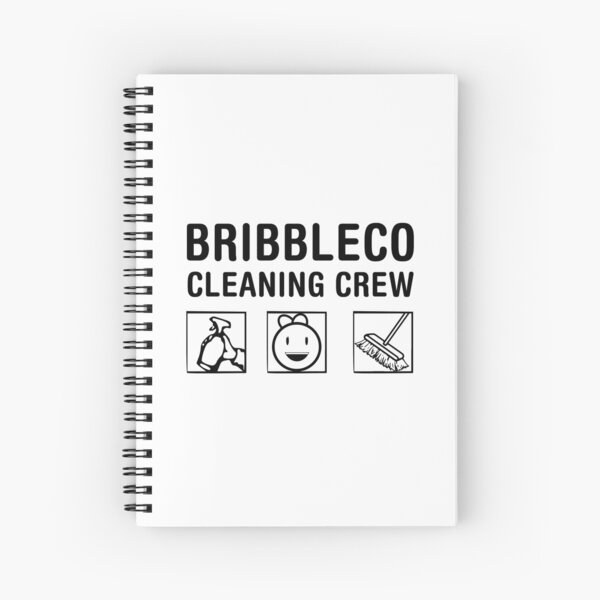 Roblox Cleaning Simulator - Cleaning Crew Spiral Notebook