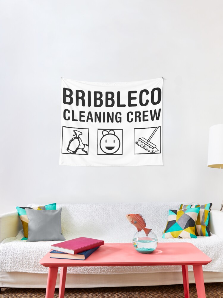 Roblox Cleaning Simulator Cleaning Crew Tapestry By Jenr8d - cleaning simulator room roblox