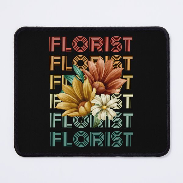 Item preview, Florist Vintage Flower Retro Design designed and sold by RockBeeDesigns.
