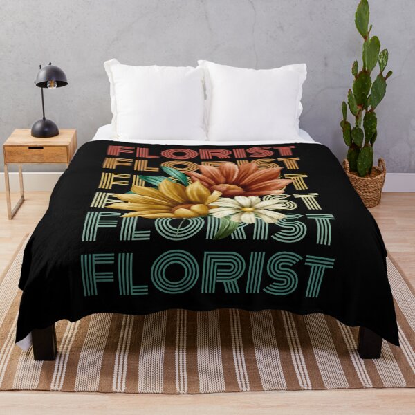 Item preview, Florist Vintage Flower Retro Design designed and sold by RockBeeDesigns.