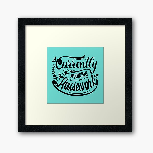 Item preview, Vintage Currently Avoidding Housework Cool Design  designed and sold by garniturex.