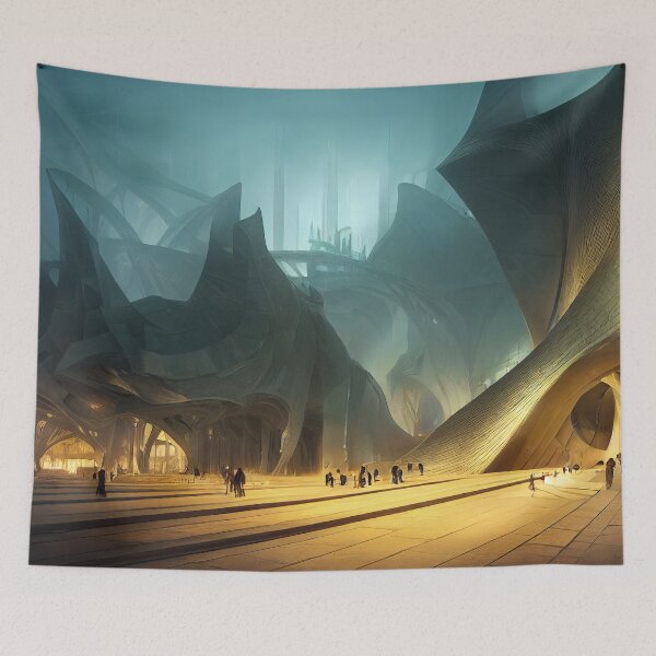 Item preview, Lyran City Interior (Variation) designed and sold by OccultDreams.
