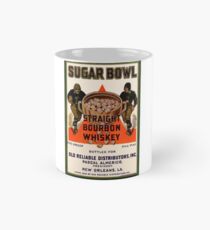 Weinlese-Zuckerschüssel-gerader Bourbon-Whisky-Aufkleber Tasse (Standard)