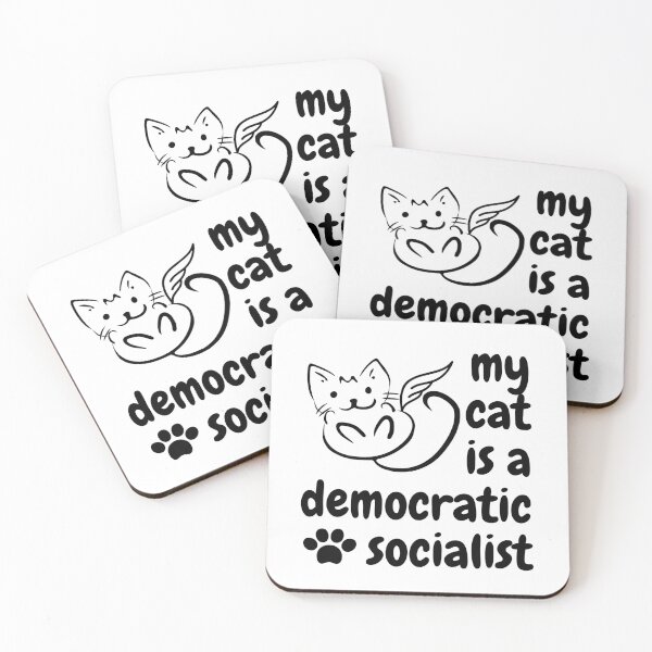 Item preview, my cat is a democratic socialist : meme cat designed and sold by MokonoKokoro.